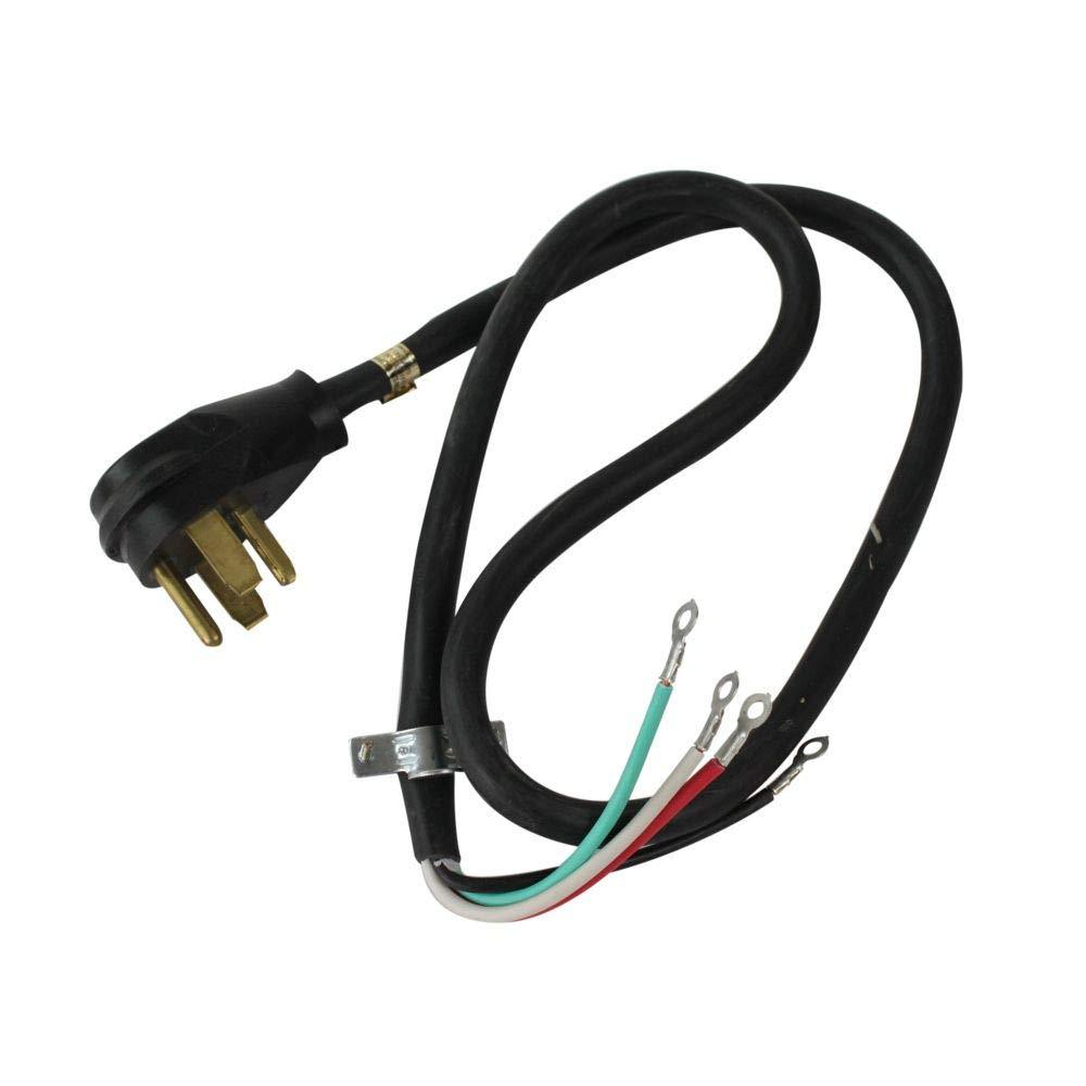 Whirlpool PT400L Dryer Power Cord, 4' 4 Prong Cord - LeoForward Australia