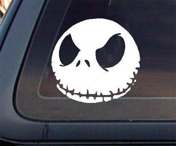  [AUSTRALIA] - Jack Skellington 5.5" Car Decal / Sticker 5.5" White