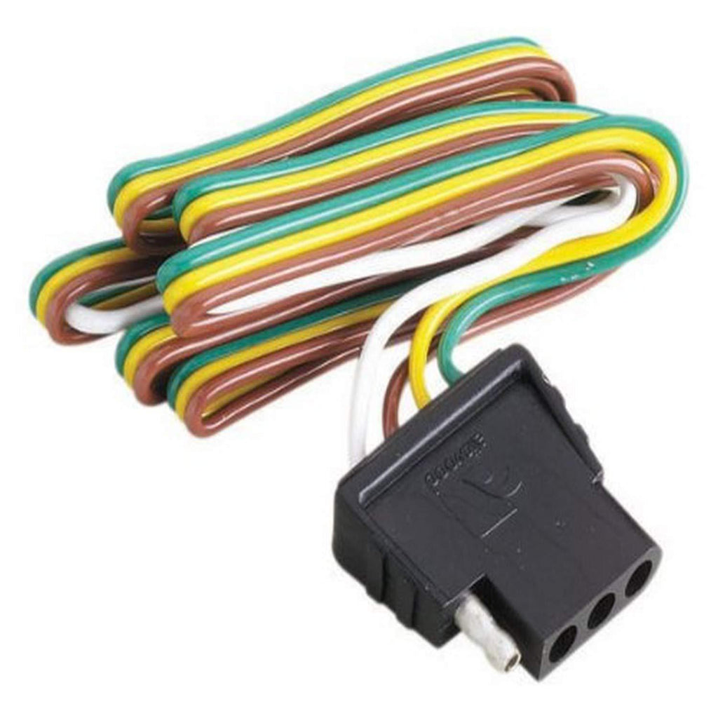  [AUSTRALIA] - Attwood 7663-5 Trailer Wiring 4 way Flat Harness/Connector (18-Inch plug, 48-Inch socket)