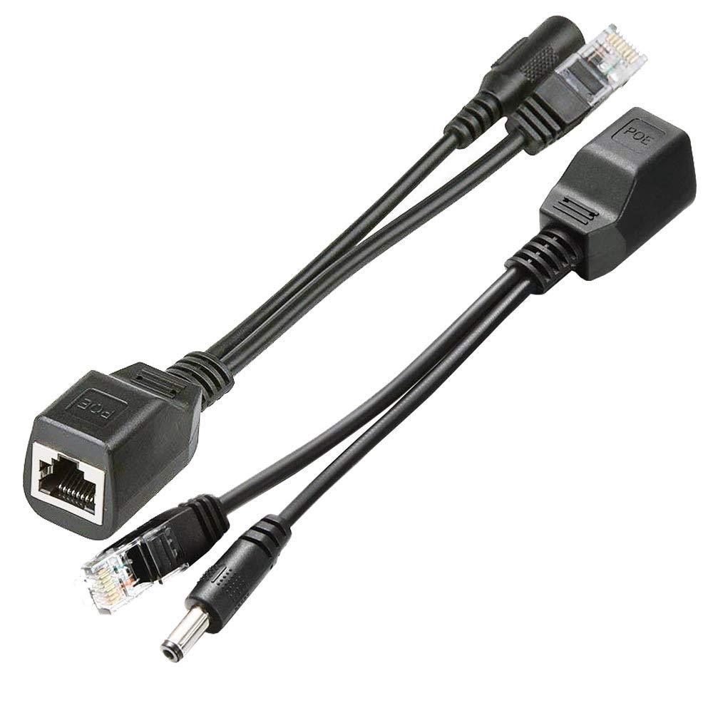 iCreatin Passive PoE Injector and PoE Splitter Kit with 5.5x2.1 mm DC Connector 1 Pair - LeoForward Australia