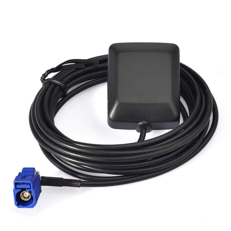 Eightwood Waterproof Active Navigation GPS Antenna Fakra Blue C Female Right Angle Magnetic Base Compatible with Ford VW Audi MFD2 RNS2 RNS-E - LeoForward Australia