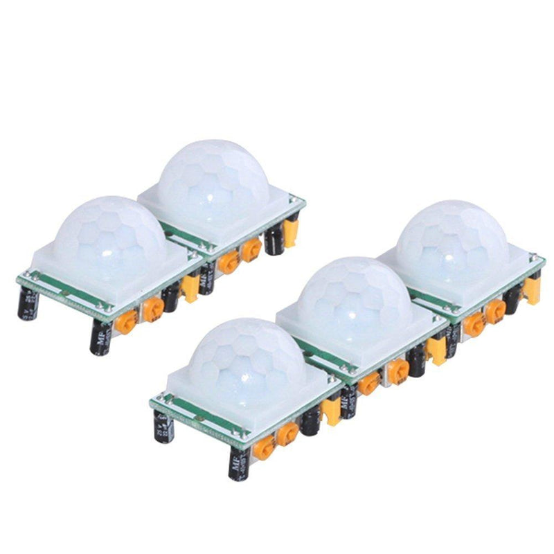 DIYmall 5 Pack HC-SR501 Pir Motion IR Sensor Body Module Infrared for Arduino - LeoForward Australia