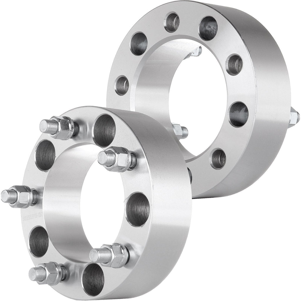 ECCPP 5x139.7 5 lug 50mm Wheel Spacers 5x5.5 to 5x5.5 2 inch 108mm 2X fits for Dodge Ram 1500 Ford F-100 F-150 E-150 Econoline Bronco Suzuki Vitara Jeep CJ &More with 1/2" studs (5x139.7) 2PC|2"|5x5.5 - LeoForward Australia