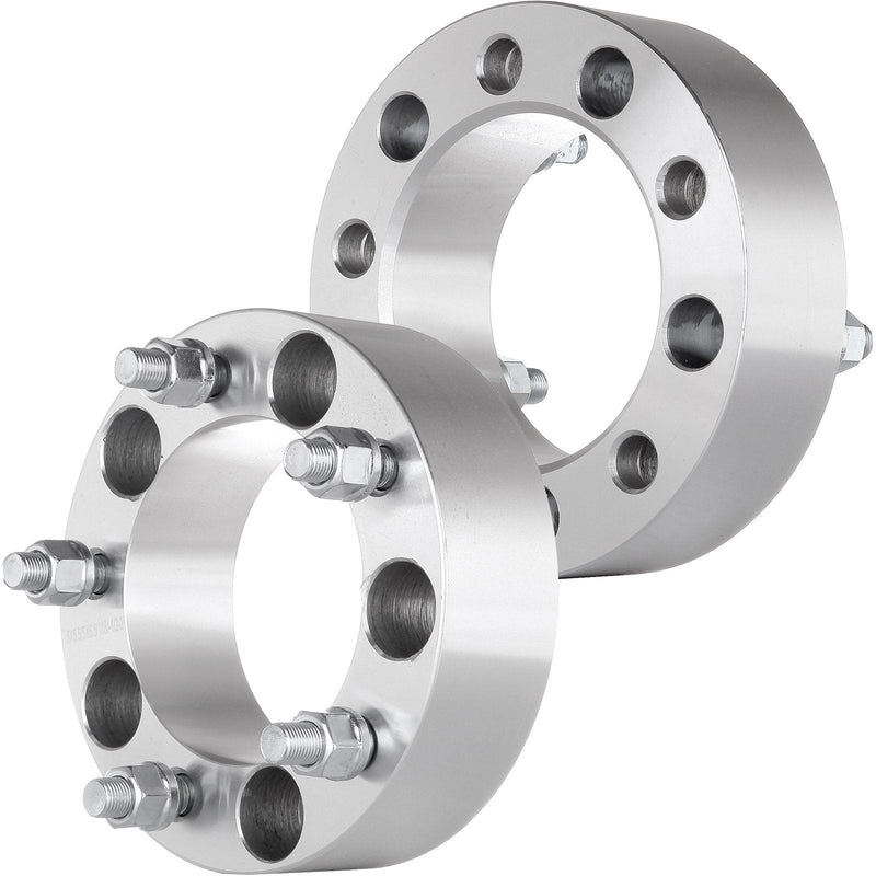 ECCPP 5x139.7 5 lug 50mm Wheel Spacers 5x5.5 to 5x5.5 2 inch 108mm 2X fits for Dodge Ram 1500 Ford F-100 F-150 E-150 Econoline Bronco Suzuki Vitara Jeep CJ &More with 1/2" studs (5x139.7) 2PC|2"|5x5.5 - LeoForward Australia