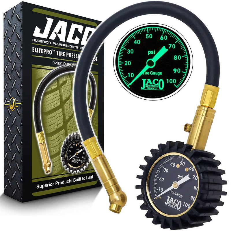 JACO ElitePro Tire Pressure Gauge - 100 PSI - LeoForward Australia
