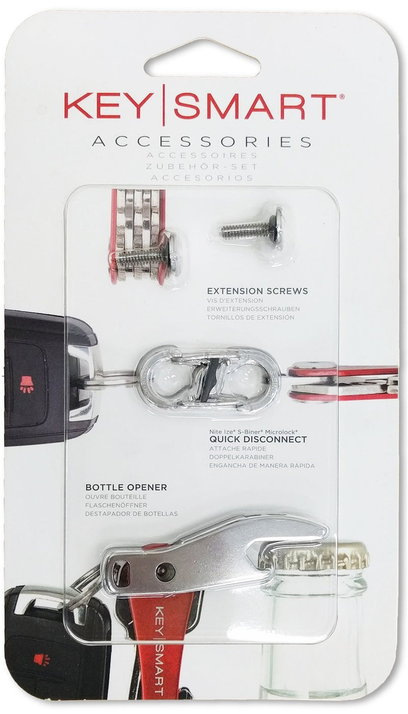  [AUSTRALIA] - KeySmart Accessory Pack - Expansion Pack-14 Keys, Quick Disconnect and Bottle Opener