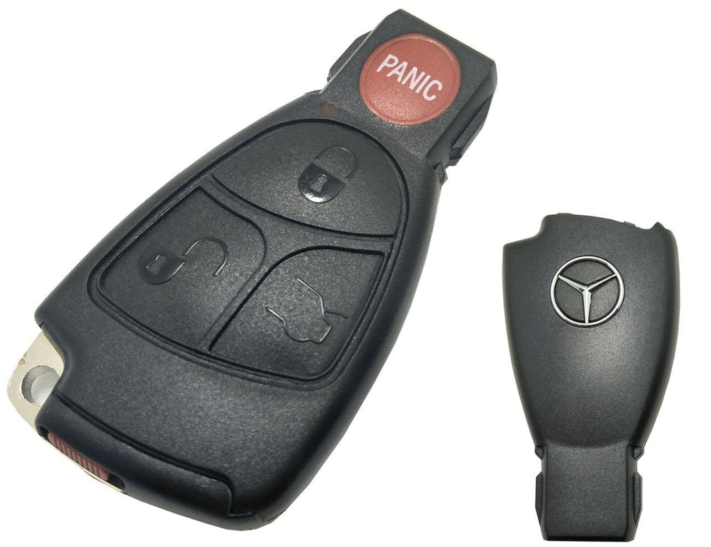  [AUSTRALIA] - Horande Replacement Car Key Fob Case Fit for Mercedes Benz E C R CL GL SL CLK SLK Entry Smart Remote Control Key Fob Cover 3+1 Button No Chip