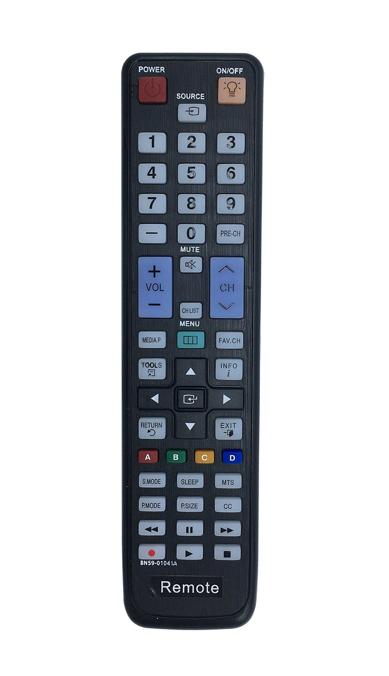 BN59-01041A Replace Remote for Samsung TVs LN46C630K1F LN46D610M4F LN37C550J1F LN32C550J1F LN40C550J1F LN40C610N1F LN40C630K1F PN50C590G4F PN58C550G1F PN63C550G1F PN63C590G4F - LeoForward Australia