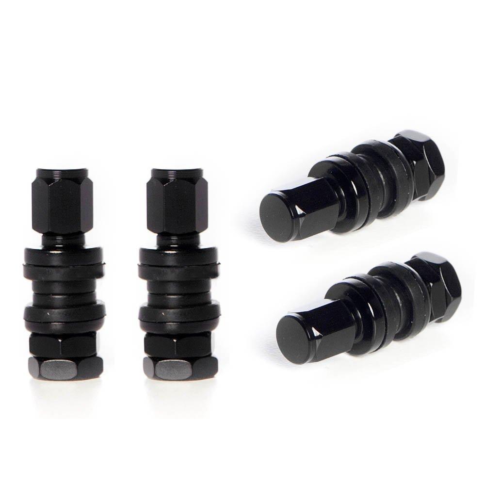 Circuit Performance VS33 Shorty Black Bolt-in Valve Stems (Set of 4) - LeoForward Australia