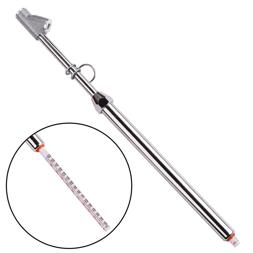 WYNNsky Extension Heavy Duty Straight-on Dual Head Service Tire Pressure Gauge, Durable Auto Service Gauge - LeoForward Australia