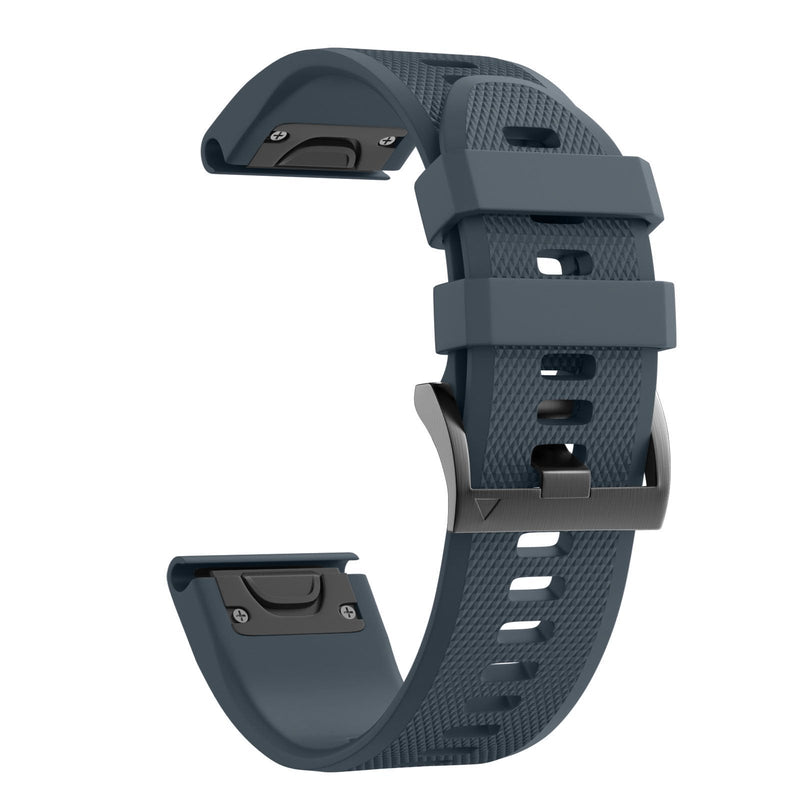 Notocity Compatible Fenix 5 Band 22mm Width Soft Silicone Watch Strap for Fenix 5/Fenix 5 Plus/Fenix 6/Fenix 6 Pro/Forerunner 935/Forerunner 945/Approach S60/Quatix 5(Slate) Slate - LeoForward Australia