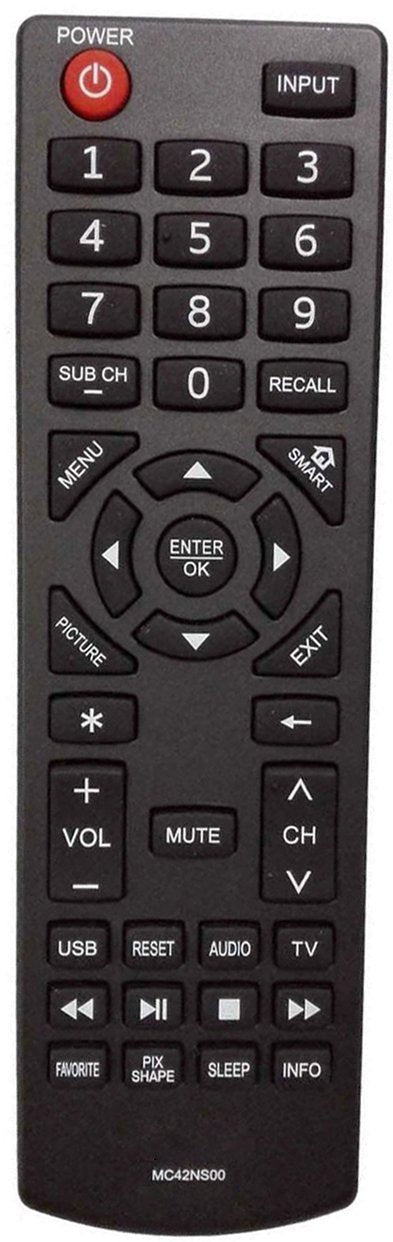 New MC42NS00 Remote Control Replaced for Sanyo DP24E14 DP39D14 DP42D24 DP50E44 DP55D44 DP58D34 DP65E34 FVD3924 FVD5044 FVF5044M LED LCD HDTV - LeoForward Australia