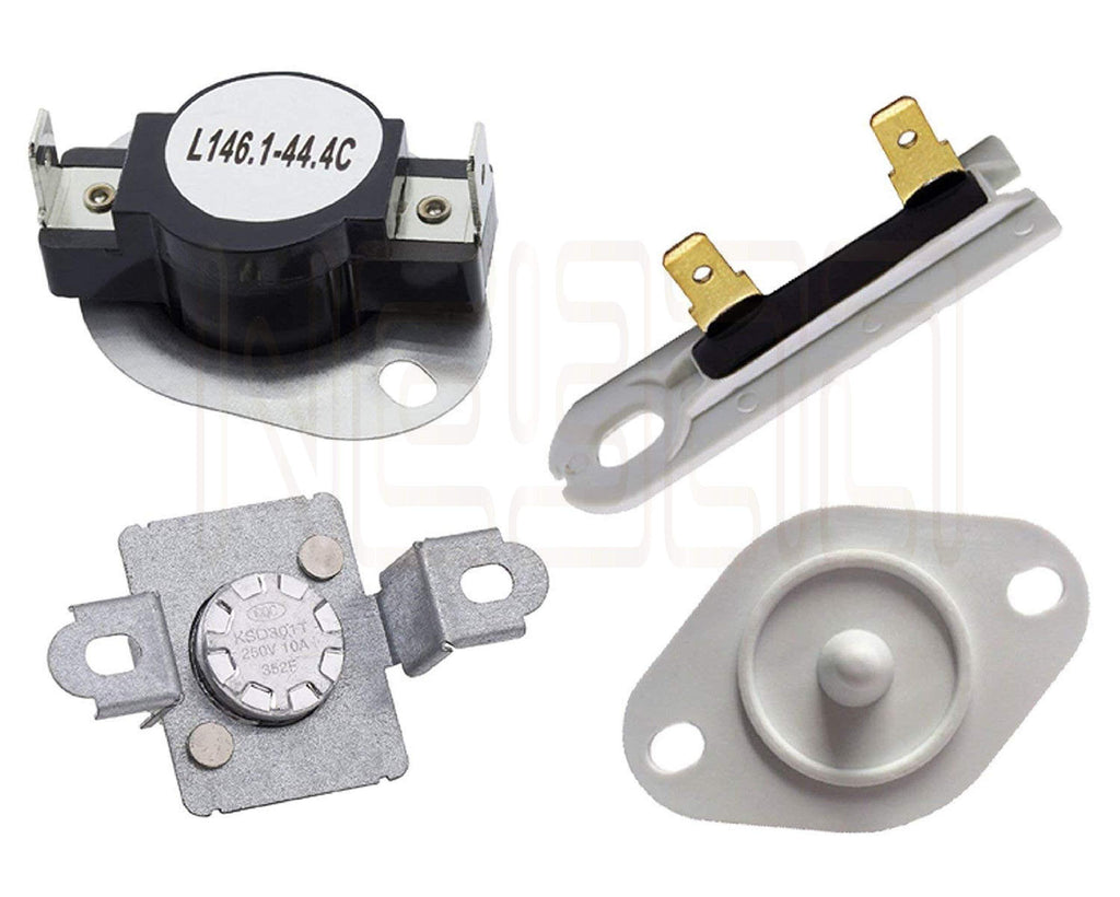 NEBOO 279973 8577274 3392519 3391914 8318314 Duet Dryer Thermostat Fuses for Whirlpool - LeoForward Australia