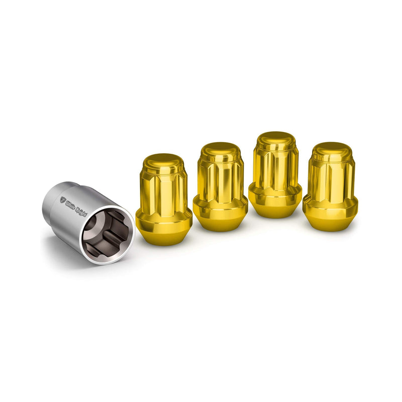 White Knight 40700SGDT Gold Wheel Lock, 4 Pack 12mm x 1.50 Thread - LeoForward Australia