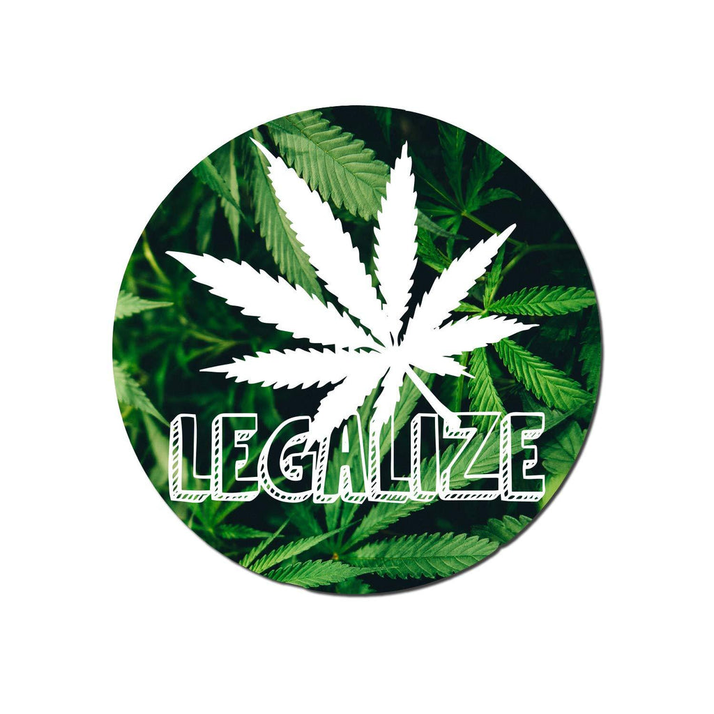 Medical Marijuana Vinyl Decal Legalize It Weed Stickers Medical Cannabis Label Medical Marijuana Labels Pot Leaf Sticker Dab Stickers Cannabis Labels | Premium Quality | 4-Inch By 4-Inch | S006 - LeoForward Australia