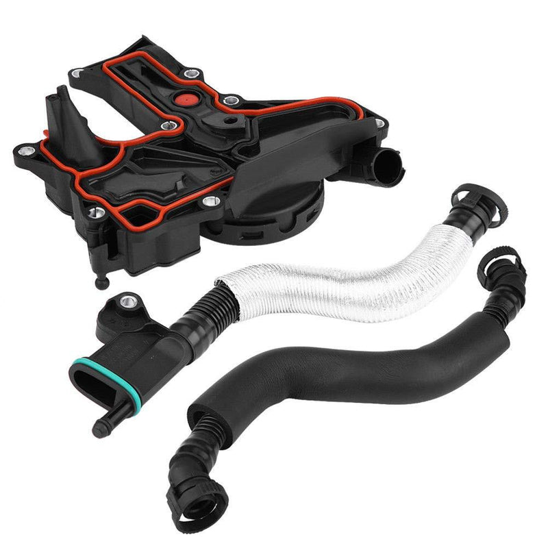 Wayjun Engine Positive Crankcase Vent Valve PCV Valve Oil Separator with Hose Kit for 1.8 2.0T TSI VW Jetta Golf GTI Passat Tiguan A3 A4 TT Replace# 06H-103-495 - LeoForward Australia