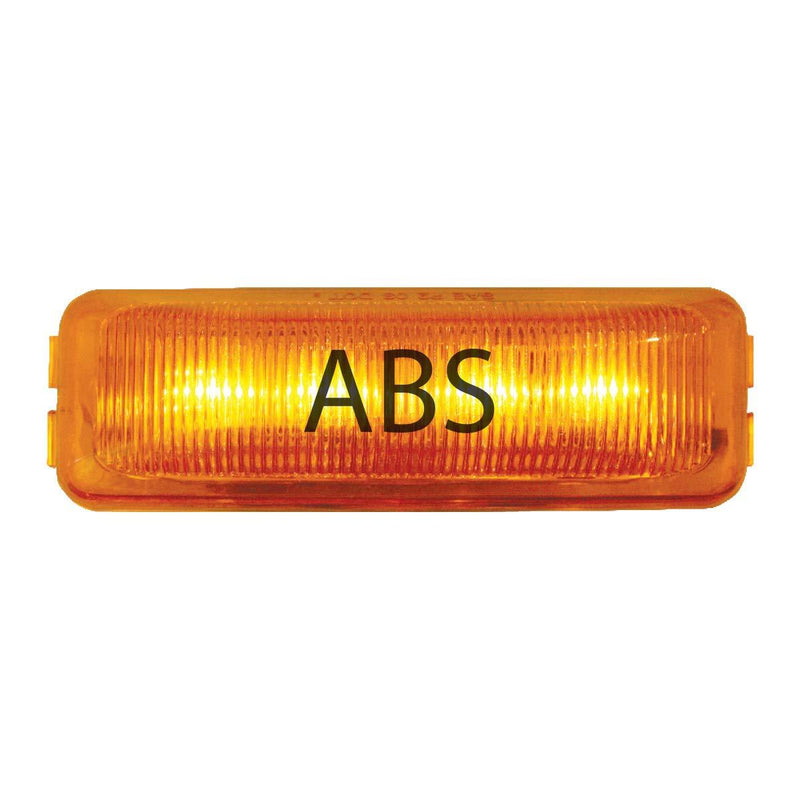  [AUSTRALIA] - GG Grand General 84441 3-13/16" x 1-1/4" x 7/8" Marker Light (Rectangle Amber LED Sealed with ABS Logo) 3-13/16" x 1-1/4" x 7/8" 8 LEDs
