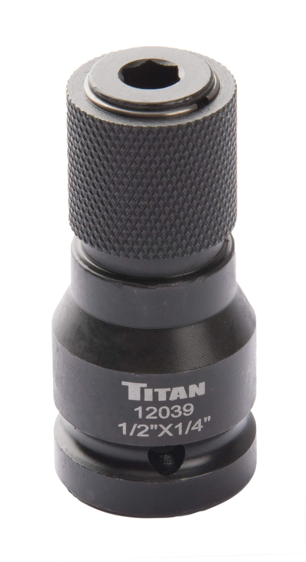  [AUSTRALIA] - Titan 12039 1/2" Drive to 1/4" Hex Drive Quick Change Adapter 1/2" to 1/4"