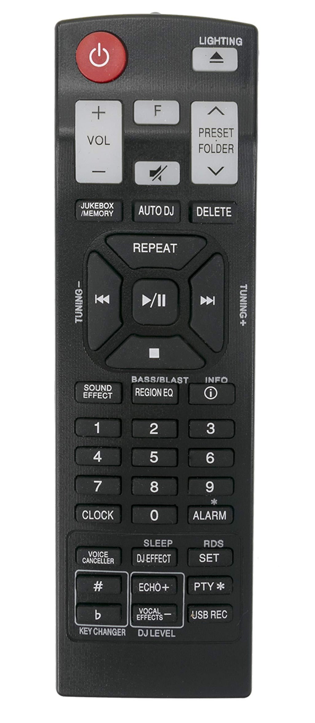 AKB74955331 Replaced Remote Fit for LG Mini Hi-Fi System CK43 CKD43F CK56 CKS57F Cms4550f Cms4550w CM4560 CJS45W CJ65 CJS65F CJ45 CJS45F FH6 CJ98 NJ98F - LeoForward Australia