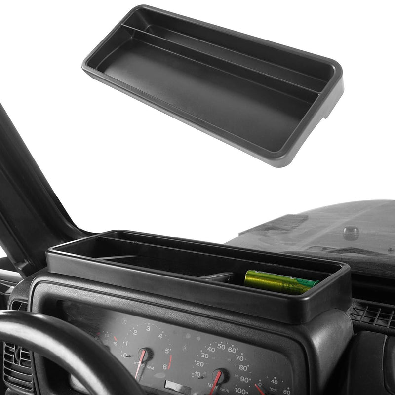  [AUSTRALIA] - Hooke Road Front Dashboard Tray Storage Box Container Organizer for Jeep Wrangler TJ 1997-2006