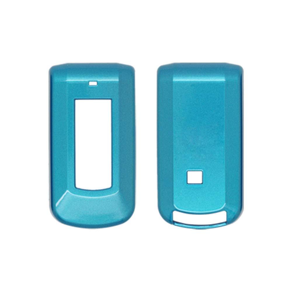  [AUSTRALIA] - SEGADEN Paint Metallic Color Shell Cover Hard Case Holder fit for MITSUBISHI Smart Remote Key Fob 2 3 Button SV0520 Blue
