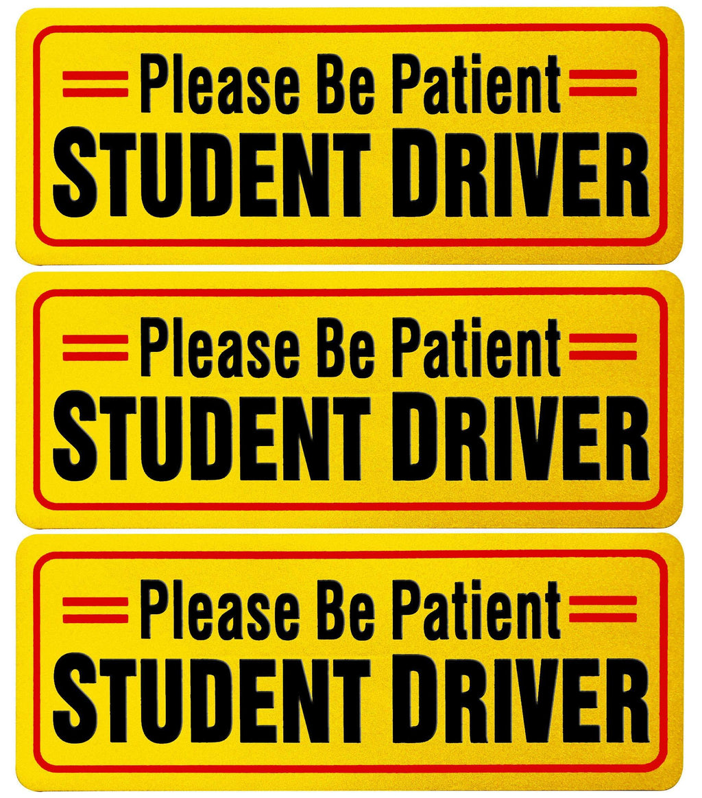  [AUSTRALIA] - Eoofada Student Driver Sign, Reflective Student Driver Magnets for Car