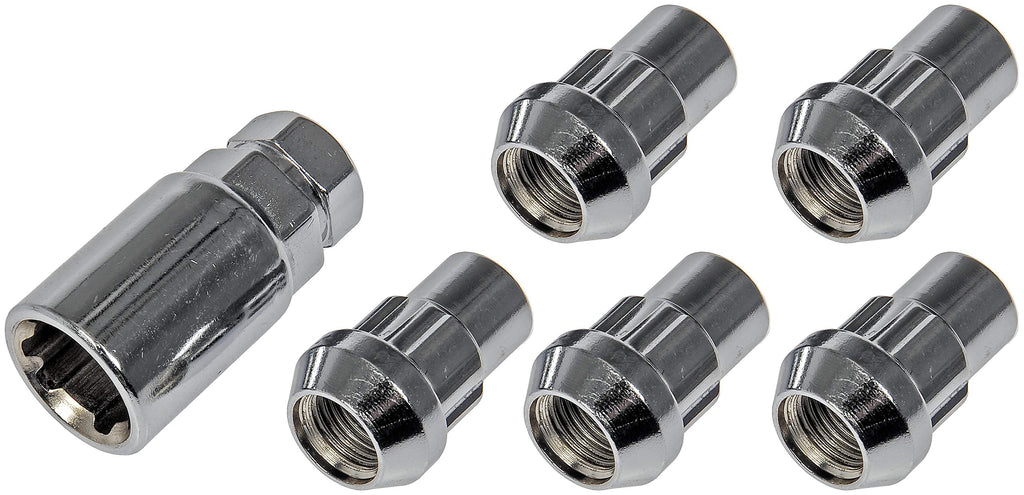 Dorman 712-328 Wheel Nut Lock Acorn Set M12-1.50 for Select Models, Chrome (Pack of 4) - LeoForward Australia