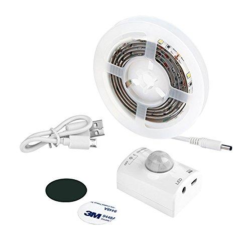 Amagle LED Motion Sensor Strip Closet Light USB Rechargeable Dual Mode Motion Activated Closet Under Bed Lighting Cabinet Stair Night Lights with Sensor for Bedroom Kitchen Nature White 4000K - LeoForward Australia