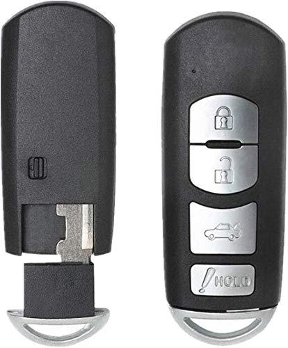  [AUSTRALIA] - Beefunny Replacement Remote Car Key Shell Case Fob 4 Button for Mazda 3 6 2014-2018 SKE13D-01 (1) 1