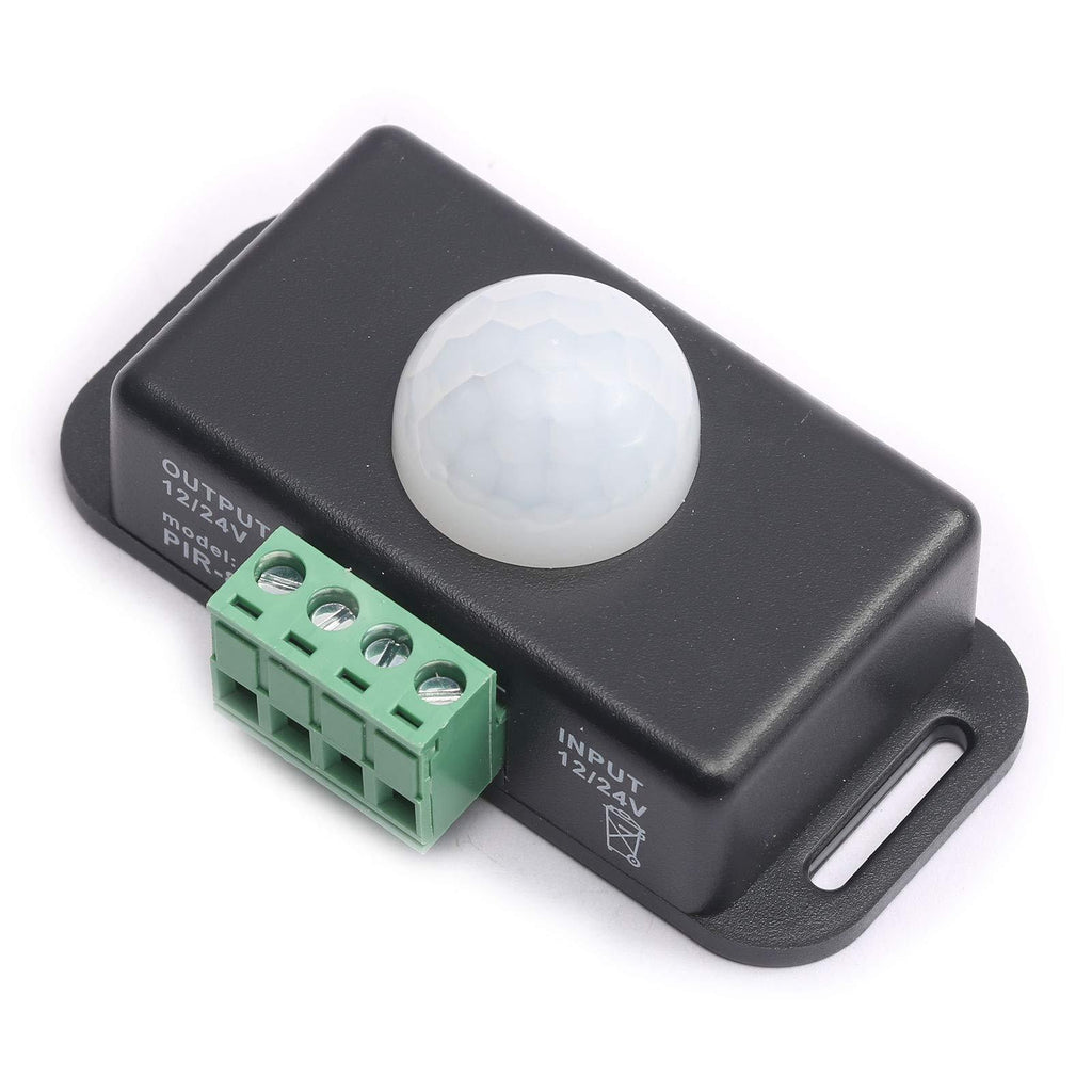 DEVMO Automatic DC 12V-24V 8A Infrared PIR Motion Sensor Switch for LED Light Stylish - LeoForward Australia