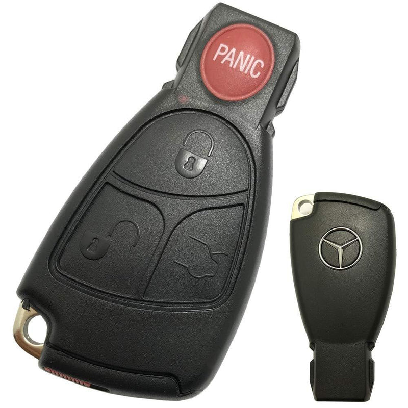  [AUSTRALIA] - Horande Keyless Entry Remote Replacement Key Fob Case fits for Mercedes Benz C Class CLK CLS E Class G Class Slk Class AMG C320 Key Fob Shell Cover 3+1 Buttons BE-4B-B