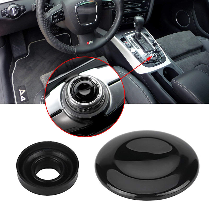 Xotic Tech Navigation Button Joystick Control Center Button Cover MMI Knob Repair Kit for Audi A4 A5 A6 Q5 Q7 S4 S6 2007-2015 - LeoForward Australia