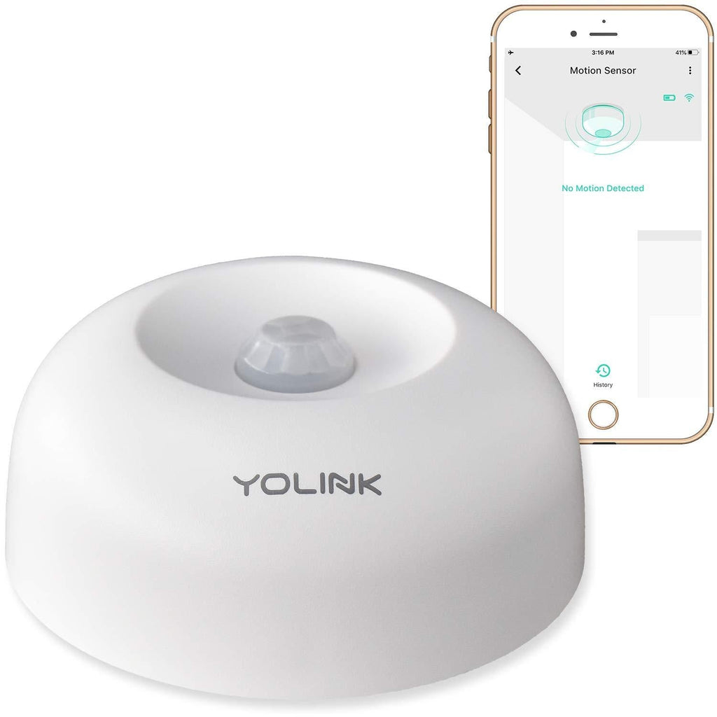 YoLink Motion Sensor, 1/4 Mile World's Longest Range Smart Home Indoor Wireless Motion Detector Sensor Compatible with Alexa IFTTT, Movement Detector App Alerts Remote Monitor - YoLink Hub Required - LeoForward Australia