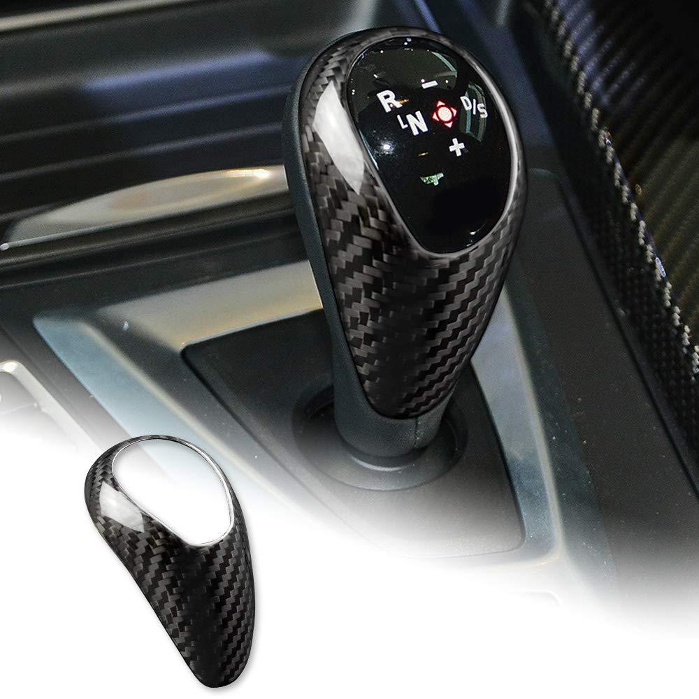 AIRSPEED Gear Shift Knob Cover Interior Trim for BMW M2 F87 M3 F80 M4 F82 M5 F83 F10 F12 F13 X5M F85 X6M F86 Accessories, Carbon Fiber Style A - LeoForward Australia