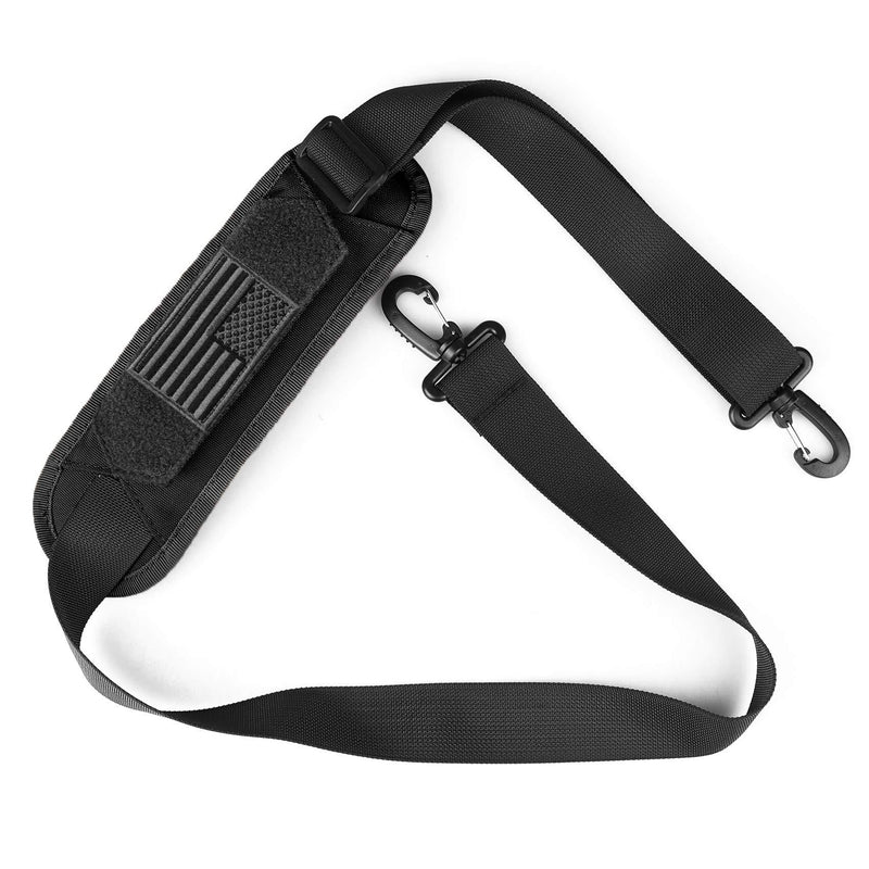 AMYIPO Luggage Duffel Bag Shoulder Pad 52" Universal Replacement Laptop Adjustable Shoulder Strap for Duffel Bag Strap Computer Bags Laptop Case Crossbody Bag Strap Pet Carrier (Black & Strap) Black & Strap - LeoForward Australia