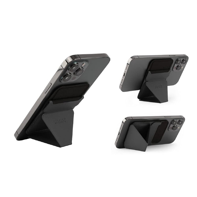 MOFT The First Snap-On Magnetic Stand & Wallet for iPhone 12 Series for iPhone 12/12 Mini/12 Pro/12 Pro Max (Ash Grey) - LeoForward Australia