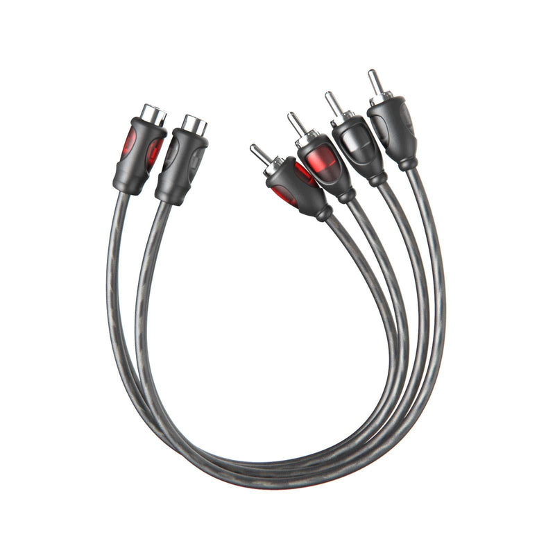 ROCKRIX 1ft RCA 1 Female to 2 Male Audio Speaker Y Adapter Splitter Cable (2 Pack) - LeoForward Australia