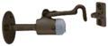 C.R. LAURENCE DL2531DU CRL Bronze Wall Mounted Heavy Duty Door Stop With Hook and Holder Dark Bronze