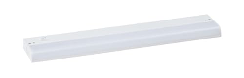 Maxim 89852WT CounterMax MX-L-120-1K Energy Star JA8 Compliant Under Cabinet LED Light, 1-Light 8 Watt, 18" L x 4" W, 3000K, Dimmable, White 18" Long