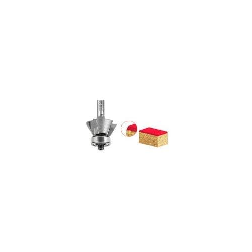 Amana Tool - 47302 Carbide Tipped Bevel Laminate Trim 7 Deg x 3/4 Dia x 7/16 x 1/4" Sh 3/4 Dia x 7/16 x 1/4" SHK