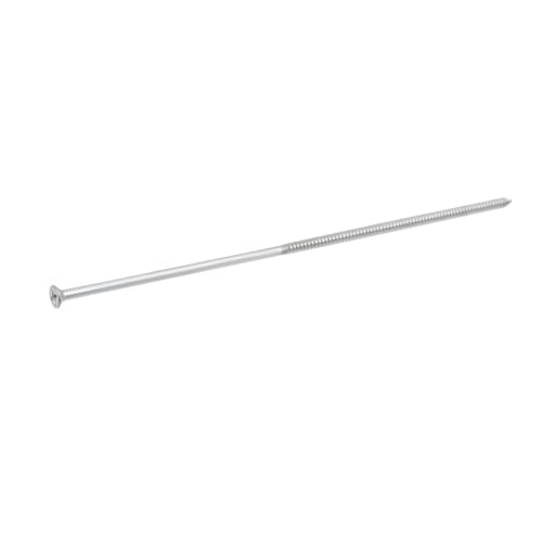 30 PCS 7" Gutter Screws Self-tapping Screw Deck Screws Durable Nails for Fastening Gutters to Wood Sagging Gutters and Maintenance (30PCS, Silver) 30pcs-7in-Silver