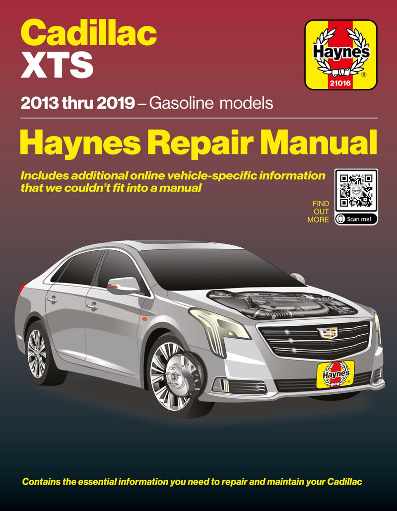 Haynes Compatible for The Cadillac XTS (2013–2019) Repair Manual: Covers 3.6L LFX & 3.6L LF3 Turbo Gas Models – Maintenance, Troubleshooting, Electrical, Wiring, Step-by-Step DIY Repair Instructions