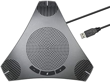  [AUSTRALIA] - Conference Speaker Microphone Omnidirectional USB Speakerphone Microphone for 8-10 People Business Conference,360° Omnidirectional Mic, Intelligent DSP Noise Reduction for Video Meeting ,Plug & Play