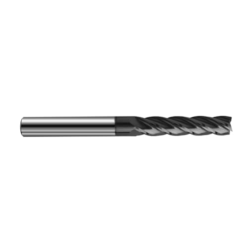 3/8'' Carbide Long End Mill, 4 Flute, AlTiN Coating 3/8''