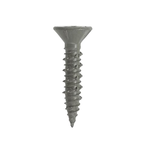 Power Pro Concrete Screw Anchors #410 Stainless Flat (1/4" x 1-1/4") 100-Piece