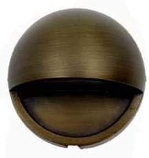 Ironsmith Lighting Products Solid Brass Puck Light Fixture - Oil Rubbed Bronze Finish, Efficient 12 Volt 2 Watt LED Light Bulb, Halogen and LED Lamp Compatible - Outdoor Landscape Lighting