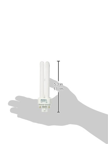 (10 Pack) Sylvania 20667 CF13DD/E/841/ECO 13-Watt 4100K 4-Pin Double Tube Compact Fluorescent Lamp