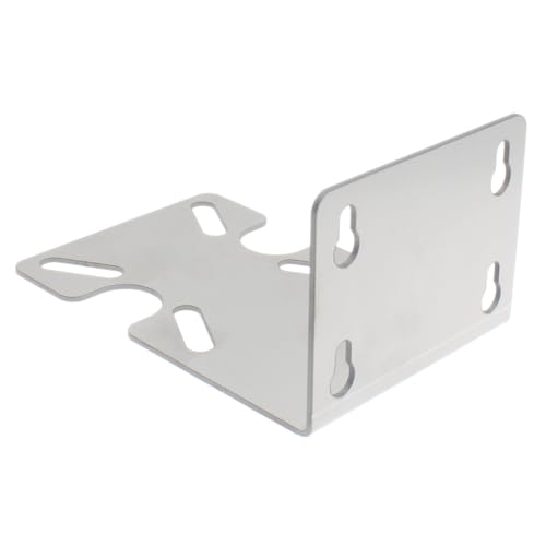 1 PCS Water Filter Plate Stainless Steel Water Purifier Housing Bracket for 10 "and 20" Filter Cartridge Housing (Silver) 4.5IN-SS SLIVER-SS