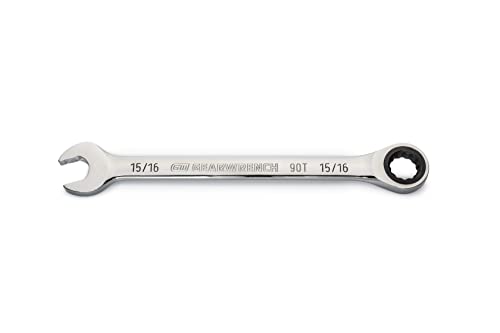 GEARWRENCH 15/16" 90T 12 Point Ratcheting Combination Wrench | 86952 15/16" (Pack of 1)
