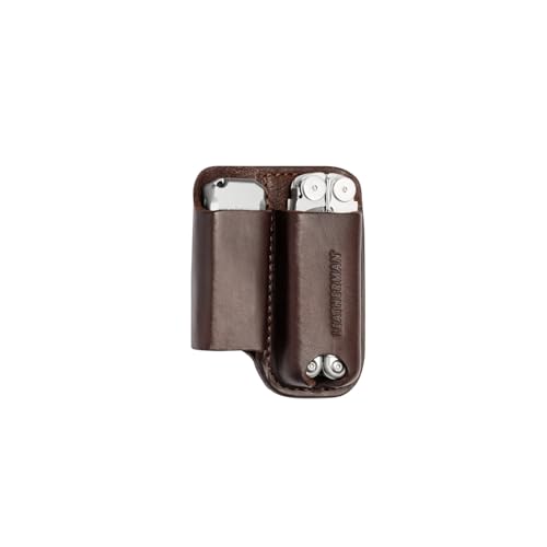 LEATHERMAN Premium Leather Sheath for Multi-Tools, Medium, Dark Brown